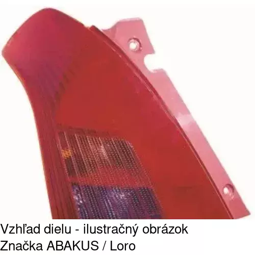 Zadné svetlo 7423871E /POLCAR/ - obr. 2