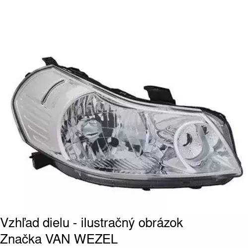 Hlavný reflektor 7435102E /POLCAR/ - obr. 4