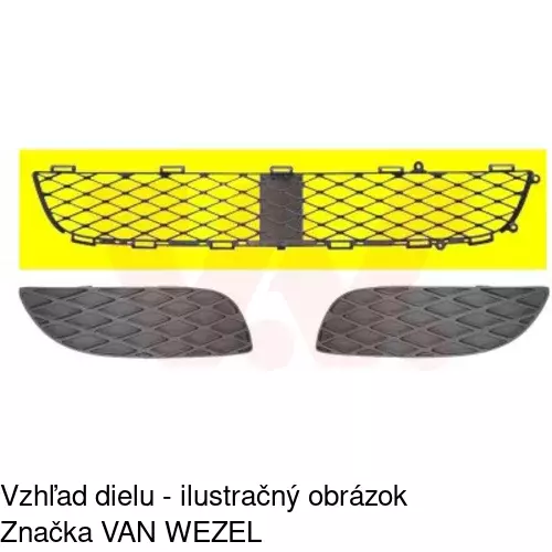 Kryt v nárazníku POLCAR 810427