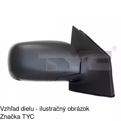 Vonkajšie zrkadlo 8104511M /POLCAR/ - obr. 1