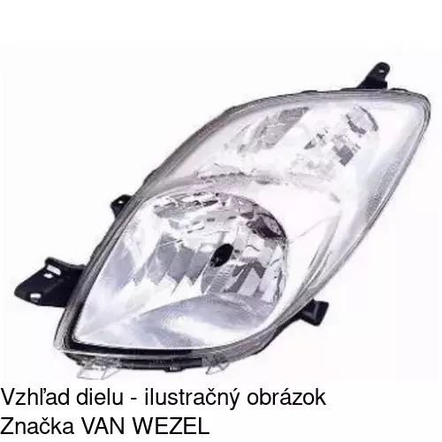 Hlavný reflektor 8105091E /POLCAR/ - obr. 4