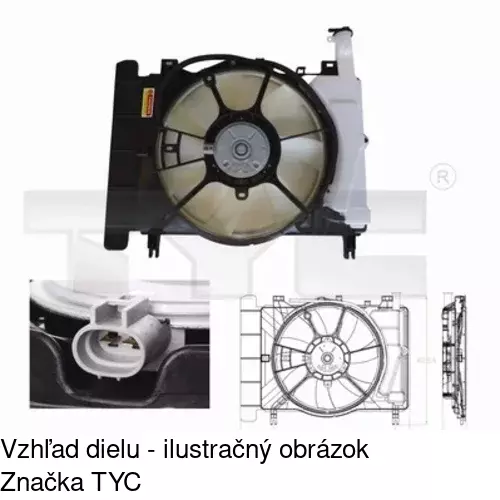 Ventilátory chladičov POLCAR 810523W4