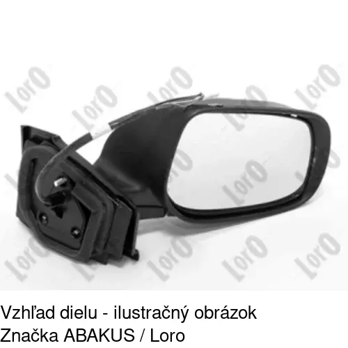 Vonkajšie zrkadlo 8105525E /POLCAR/ - obr. 3