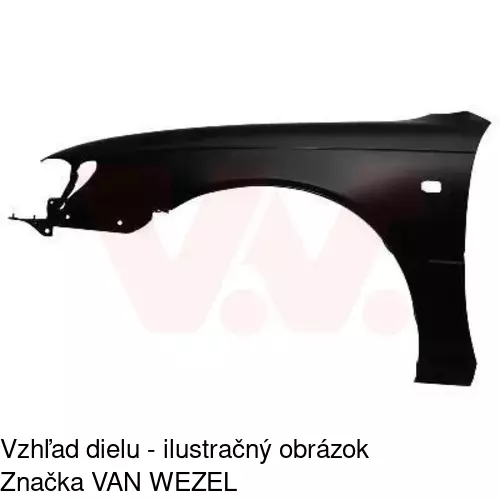Predný blatník 811002 /POLCAR/ - obr. 1
