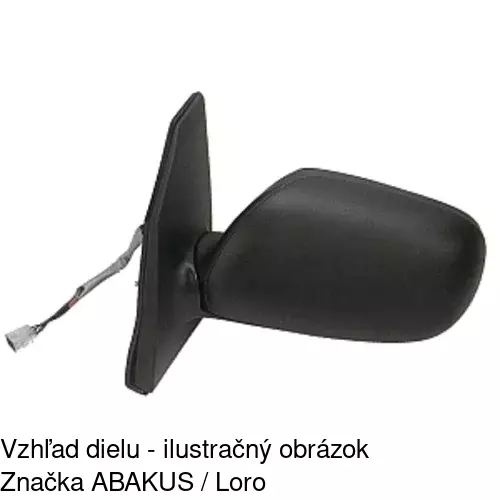 Vonkajšie zrkadlo 8114516E /POLCAR/ - obr. 2