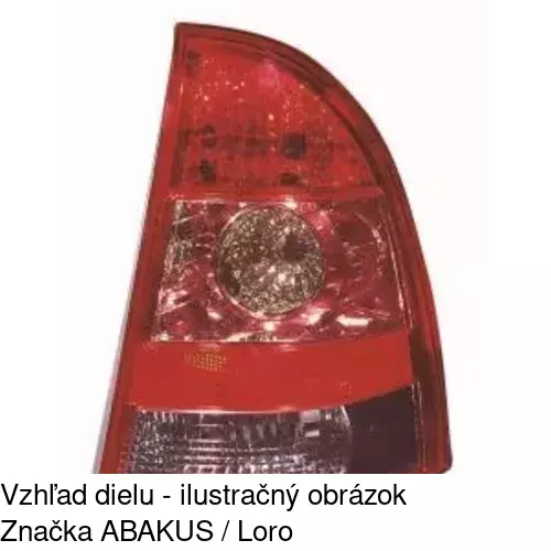 Zadné svetlo 8114883X /POLCAR/ - obr. 2