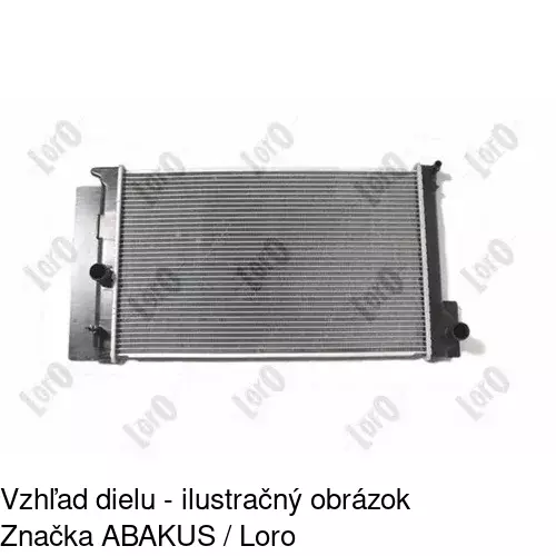 Chladiče vody 811608-2 /POLCAR/ - obr. 1