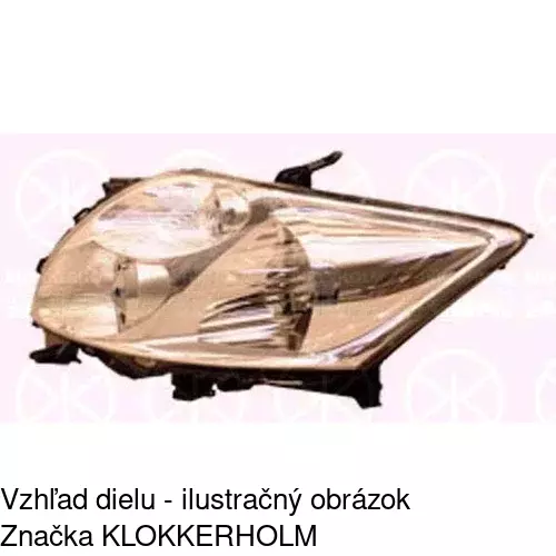 Hlavný reflektor 811609-E /POLCAR/ - obr. 4