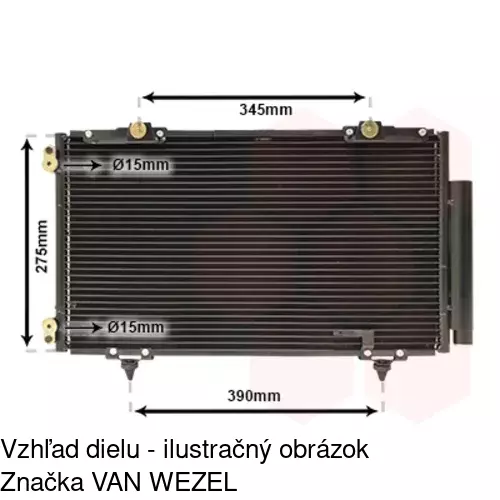 Chladiče klimatizácie 8123K8C1S /POLCAR/ - obr. 5