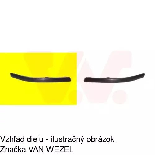 Lišta nárazníka 812507-6 /POLCAR/ - obr. 1