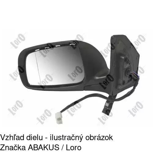 Vonkajšie zrkadlo 8125517E /POLCAR/ - obr. 3