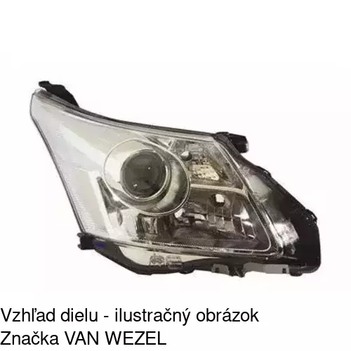 Hlavný reflektor 8127100E /POLCAR/ - obr. 3