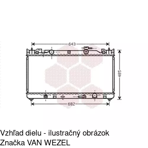 Chladiče vody 813608-1 /POLCAR/ - obr. 1