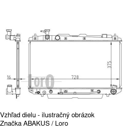 Chladiče vody 814608-4 /POLCAR/ - obr. 1
