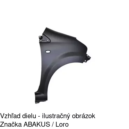 Predný blatník POLCAR 815302-J