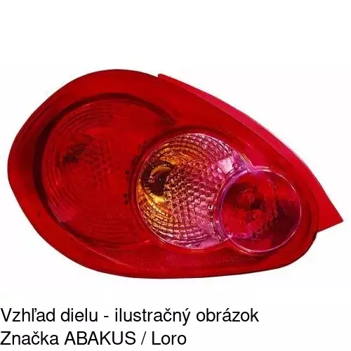 Zadné svetlo POLCAR 8153870E