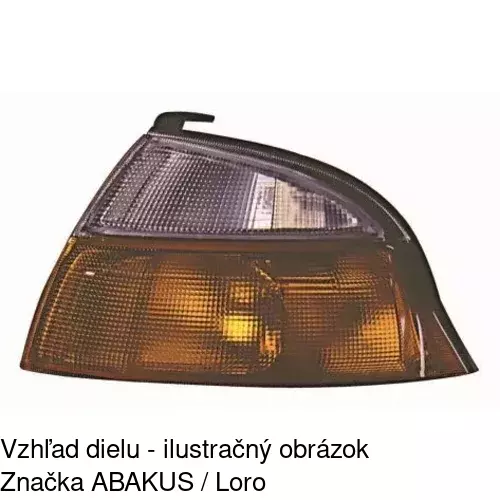 Predná smerovka s obrysom POLCAR 816620-E