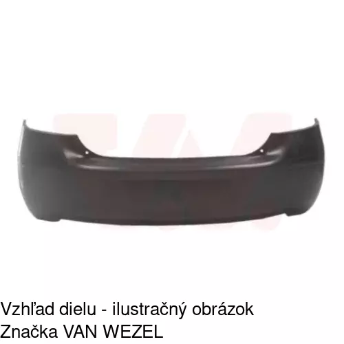 Zadný nárazník POLCAR 817296-J