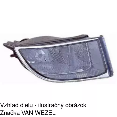 Hmlové svetlo - predné POLCAR 817830-E