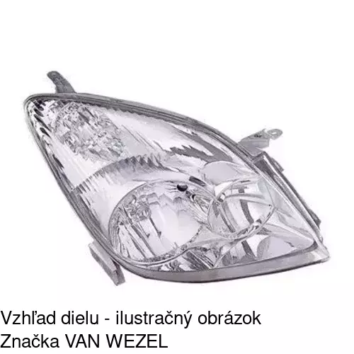 Hlavný reflektor POLCAR 818510-E