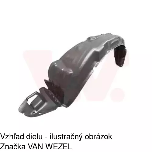 Podblatník (plast) 8185FP1T /POLCAR/