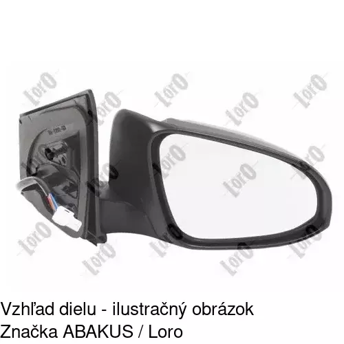 Vonkajšie zrkadlo 81C4525M /POLCAR/ - obr. 1
