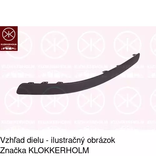 Lišta nárazníka 906007-6 /POLCAR/