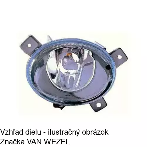 Hmlové svetlo - predné 9060290E /POLCAR/ - obr. 3