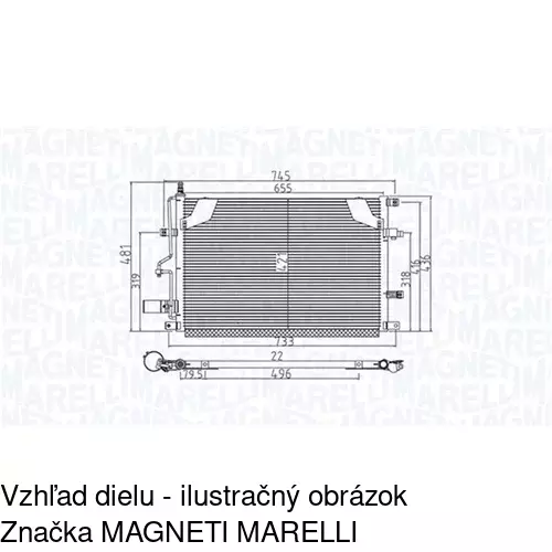 Chladiče klimatizácie 9080K8C1 /POLCAR/ - obr. 3
