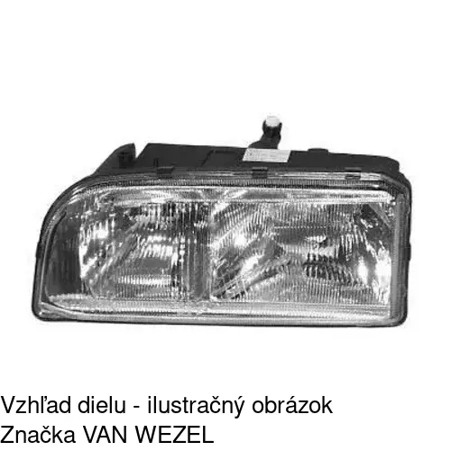 Hlavný reflektor 908509-E /POLCAR/ - obr. 2