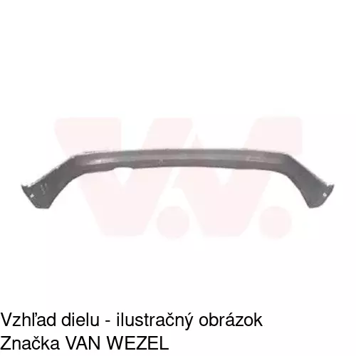 Spojler zadného nárazníka 951299 /POLCAR/ - obr. 1
