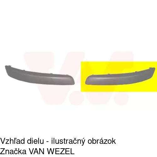 Lišta nárazníka 95130715 /POLCAR/ - obr. 4