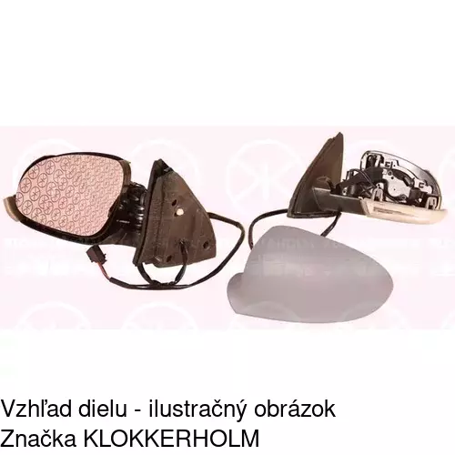 Rám vonkajšieho zrkadla 951354PE /POLCAR/ - obr. 3