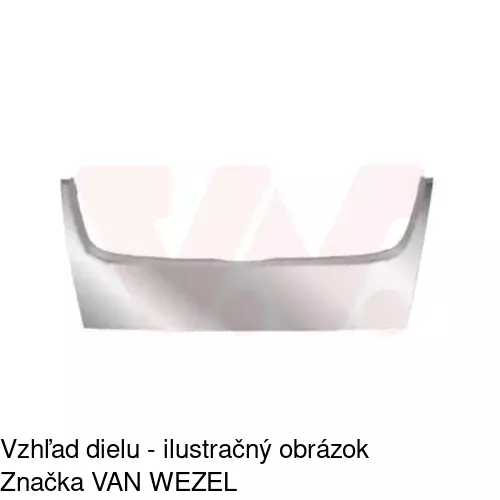 Lišta masky 951405-2 /POLCAR/ - obr. 2