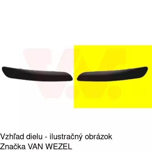 Lišta nárazníka 951507-5 /POLCAR/ - obr. 1