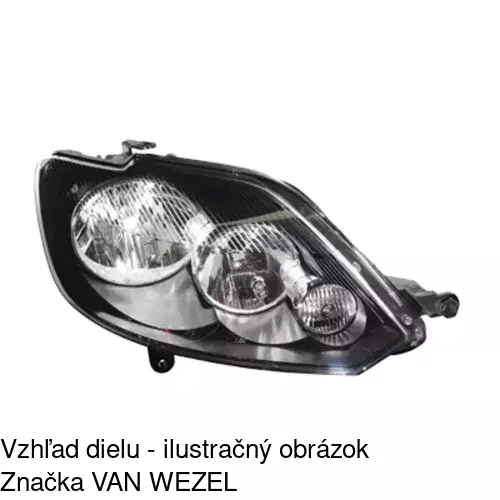 Hlavný reflektor 951910-E /POLCAR/ - obr. 5