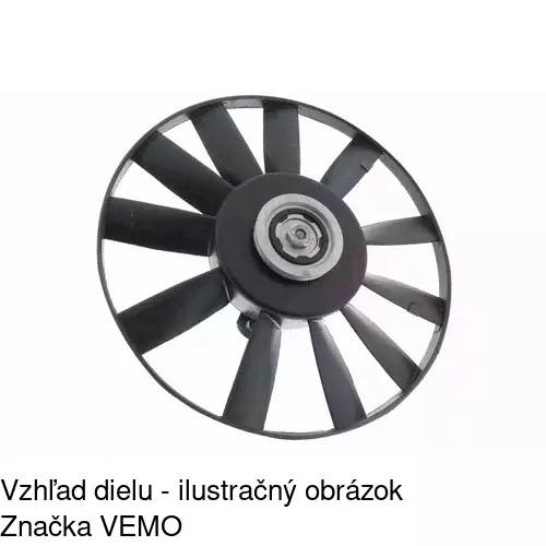 Ventilátor bez krytu / podpery POLCAR 952423U3