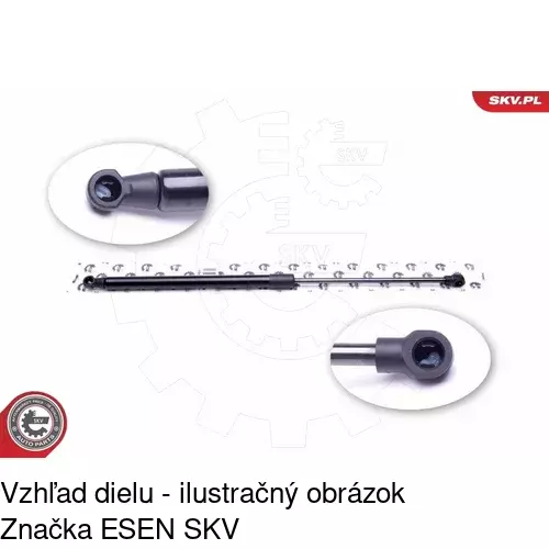 Plynová pružina 9524AB1 /POLCAR/ - obr. 5