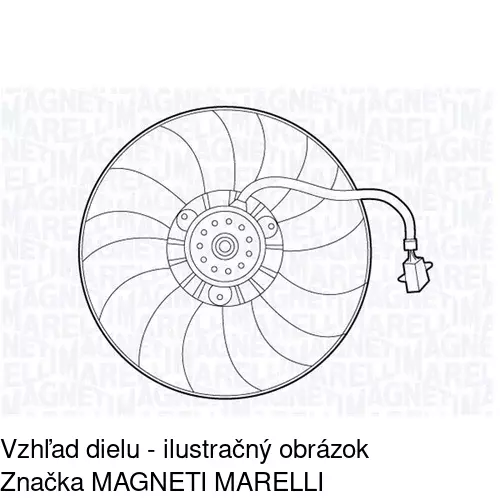 Ventilátor bez krytu / podpery 952523U2 /POLCAR/ - obr. 5