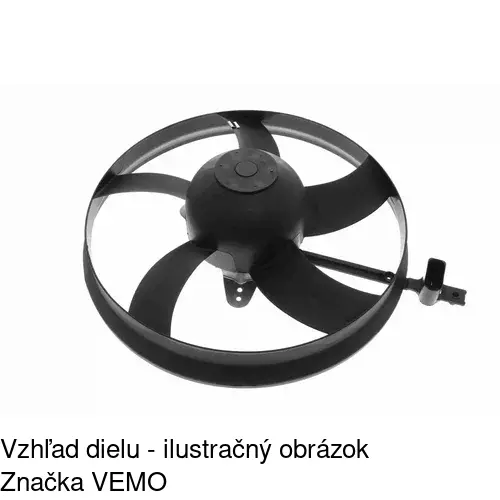 Ventilátor bez krytu / podpery 952523U5 /POLCAR/ - obr. 3