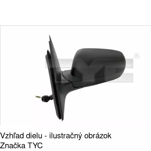 Vonkajšie zrkadlo 9528511M /POLCAR/ - obr. 1