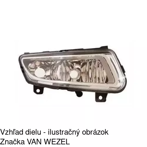 Hmlové svetlo - predné 953330-H /POLCAR/ - obr. 4