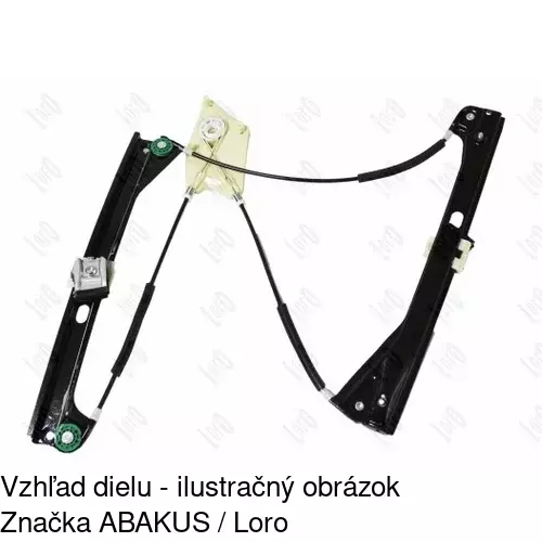 Mechanizmus sťahovania okna elektrický bez motora 9533PSG1 /POLCAR/ - obr. 3
