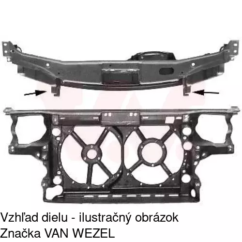 Predné čelo 9538043Q /POLCAR/ - obr. 2