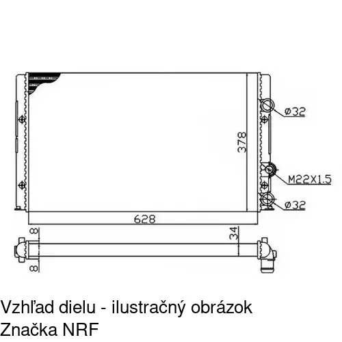 Chladiče vody 953808A6 /POLCAR/ - obr. 2