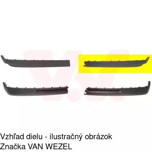 Spojler predného nárazníka 9538251R /POLCAR/ - obr. 1