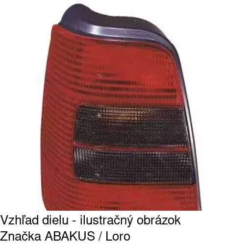 Zadné svetlo 9538883E /POLCAR/ - obr. 1