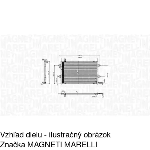 Chladiče klimatizácie 9538K8C1 /POLCAR/ - obr. 1