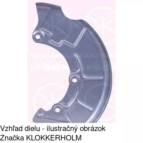 Brzdovy štít POLCAR 9541OT-2