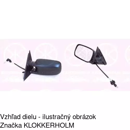 Vonkajšie zrkadlo 9546512E /POLCAR/ - obr. 3